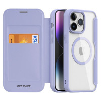 Dux Ducis iPhone 15 Pro Max Magnetic MagSafe Flip Case Dux Ducis Skin X Pro - Purple
