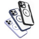 Dux Ducis iPhone 15 Pro Max Magnetic MagSafe Flip Case Dux Ducis Skin X Pro - Purple