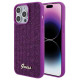 Guess Disco Metal Script case for iPhone 15 Pro Max - pink