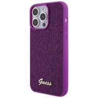 Guess Disco Metal Script case for iPhone 15 Pro Max - pink