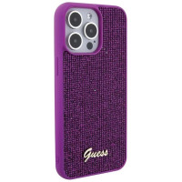 Guess Disco Metal Script case for iPhone 15 Pro Max - pink