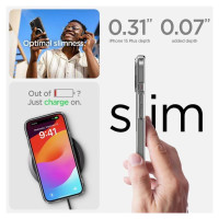 Spigen Crystal Hybrid MagSafe iPhone 15 Plus Case - Clear