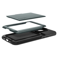 Spigen Slim Armor CS iPhone 15 Pro Case - Dark Green