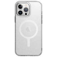 Uniq LifePro Xtreme Magclick Charging Case for iPhone 15 Pro - Transparent Silver