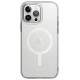 Uniq LifePro Xtreme Magclick Charging Case for iPhone 15 Pro - Transparent Silver