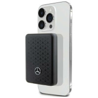 Mercedes Powerbank Mercedes Stars Pattern MagSafe 15W 5000mAh - black