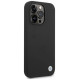 BMW Silicone Metal Logo iPhone 15 Pro Max Case - Black