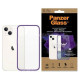Panzerglass ClearCase antibacterial case with Military Grade certificate for iPhone 13 / 14 / 15 - transparent purple
