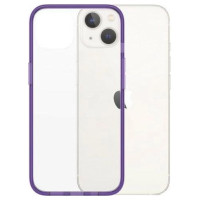 Panzerglass ClearCase antibacterial case with Military Grade certificate for iPhone 13 / 14 / 15 - transparent purple