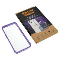 Panzerglass ClearCase antibacterial case with Military Grade certificate for iPhone 13 / 14 / 15 - transparent purple