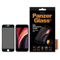 Panzerglass E2E Super+ privacy tempered glass for iPhone 6 / 6s / 7 / 8 / SE 2020 / SE 2022 - with black frame