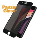 Panzerglass E2E Super+ privacy tempered glass for iPhone 6 / 6s / 7 / 8 / SE 2020 / SE 2022 - with black frame