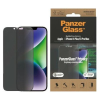 Panzerglass Ultra-Wide Fit Tempered Glass Antibacterial Privacy with Positioner for iPhone 14 Plus / 13 Pro Max