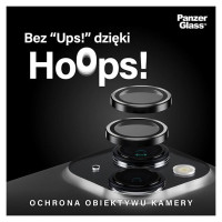 Panzerglass Hoops Camera Protection for iPhone 15/15 Plus - with Black Frame