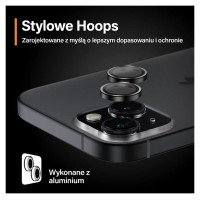 Panzerglass Hoops Camera Protection for iPhone 15/15 Plus - with Black Frame