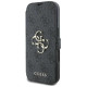Guess 4G Metal Logo iPhone 16 Pro Case - Black