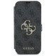 Guess 4G Metal Logo iPhone 16 Pro Case - Black
