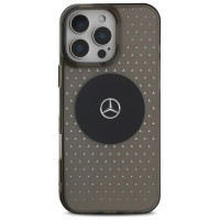 Mercedes MB Case Star Pattern for iPhone 16 Pro - Black