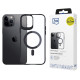3Mk Protection 3mk Satin Armor MagCase with MagSafe for iPhone 12 Pro Max - Clear with Black Frame