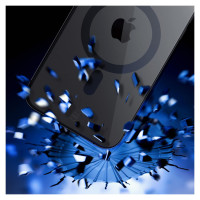 3Mk Protection 3mk Satin Armor MagCase with MagSafe for iPhone 12 Pro Max - Clear with Black Frame