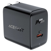 Acefast A23 30W GaN USB-C US Wall Charger - Black