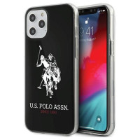 U.s. Polo Assn. US Polo Shiny Big Logo Case for iPhone 12 / 12 Pro 6.1" - Black