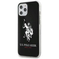 U.s. Polo Assn. US Polo Shiny Big Logo Case for iPhone 12 / 12 Pro 6.1" - Black