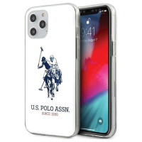 U.s. Polo Assn. US Polo USHCP12MTPUHRWH iPhone 12/12 Pro 6.1" white Shiny Big Logo