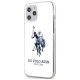 U.s. Polo Assn. US Polo USHCP12MTPUHRWH iPhone 12/12 Pro 6.1" white Shiny Big Logo