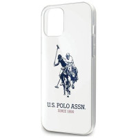 U.s. Polo Assn. US Polo USHCP12MTPUHRWH iPhone 12/12 Pro 6.1" white Shiny Big Logo