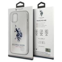 U.s. Polo Assn. US Polo USHCP12MTPUHRWH iPhone 12/12 Pro 6.1" white Shiny Big Logo