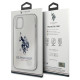 U.s. Polo Assn. US Polo USHCP12MTPUHRWH iPhone 12/12 Pro 6.1" white Shiny Big Logo