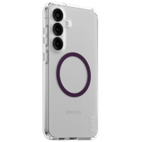 Panzerglass CARE by PanzerGlass Flagship Urban Combat Purple QI Case for Samsung Galaxy S25+ - Transparent