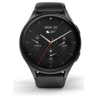 Hama 8900 GPS AMOLED Smartwatch 1.43" with Silicone Strap - Black