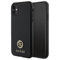 Guess Strass Metal Logo iPhone 11 / Xr 6.1" Case - Black