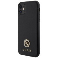 Guess Strass Metal Logo iPhone 11 / Xr 6.1" Case - Black