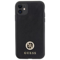 Guess Strass Metal Logo iPhone 11 / Xr 6.1" Case - Black