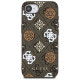 Guess PU 4G Peony case with MagSafe for iPhone 16e - brown