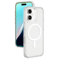 Amazingthing Minimal Mag Case with Magnetic Ring for iPhone 16 Plus - Transparent