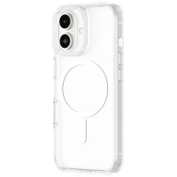 Amazingthing Minimal Mag Case with Magnetic Ring for iPhone 16 Plus - Transparent