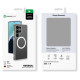 Amazingthing Minimal Mag Case with Magnetic Ring for Samsung Galaxy S25 - Transparent