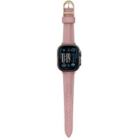 Amazingthing Class Band Leather Strap for Apple Watch 45 / 46 / 49 mm - Pink