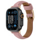 Amazingthing Class Band Leather Strap for Apple Watch 45 / 46 / 49 mm - Pink