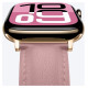 Amazingthing Class Band Leather Strap for Apple Watch 45 / 46 / 49 mm - Pink