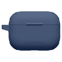 Amazingthing Omni Case for AirPods Pro 2 Silicone Case - Dark Blue