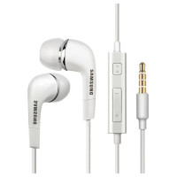 Samsung EHS64AVFWE Wired Headphones Mini Jack 3.5mm Stereo Hi-Fi (Bulk - Replacement Packaging) - White