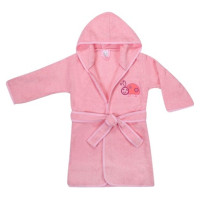Duet Baby Halāts frotē Pink Ladybird 116/122 cm (44696)