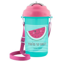 Canpol Babies Pudele-bidons ar salmiņu SO COOL 4/102 pink