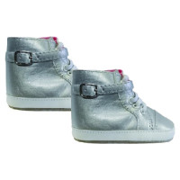 Bobobaby Zīdaiņu zābaciņi 6-12 mēn. ZB-191ZM silver-izpārdošana