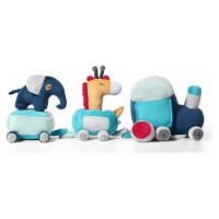Babyono Attīstošā rotaļlieta SAFARI TRAIN BabyOno 1495-izpārdošana